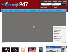 Tablet Screenshot of edinburgh247.com